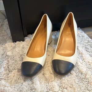 Jcrew Cap-toe Block Heels- Women’s Size 7.5